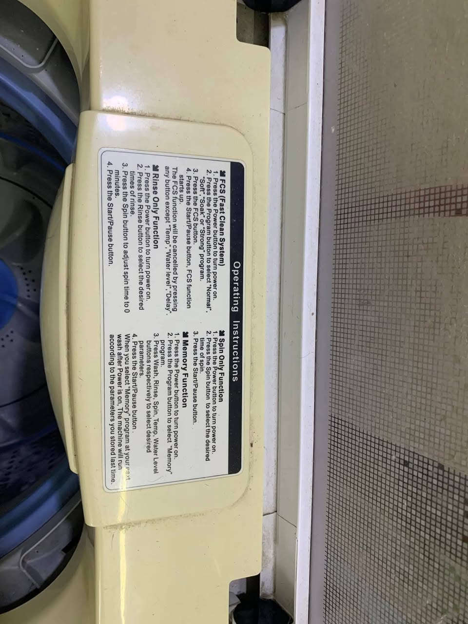 السلام عليكم غساله نظيفه 13كيلوللبيع دنكه  السعر140بي مجال مكاني بغداد الكرخ شارع حيفا***********
