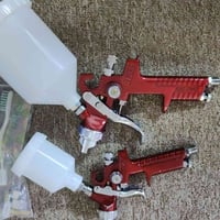 سيت مسدس صبغ كبير+صغير مع حقيبه السعر65 07881019440