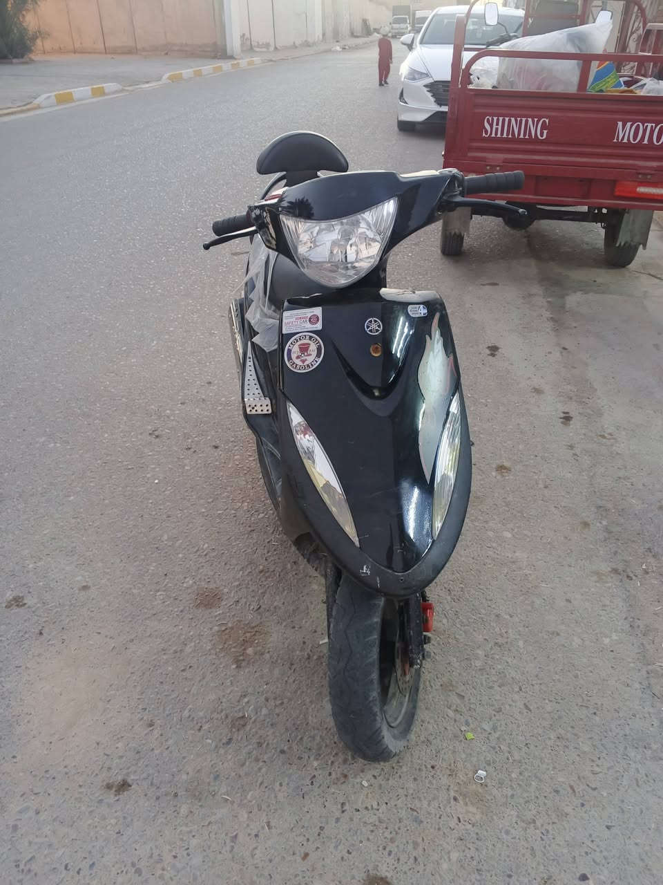 سلام عليكم ماكس عدله للبيع الدرجه مكفوله كهريائيات شغاله الدراجه بيهه أوراق اصوليه الدراجه بوشه 55 فقط مبدل فشكه*********** السعر 650 وبيهه مجال مكاني بغداد الشعب منطقه الثعالبه
