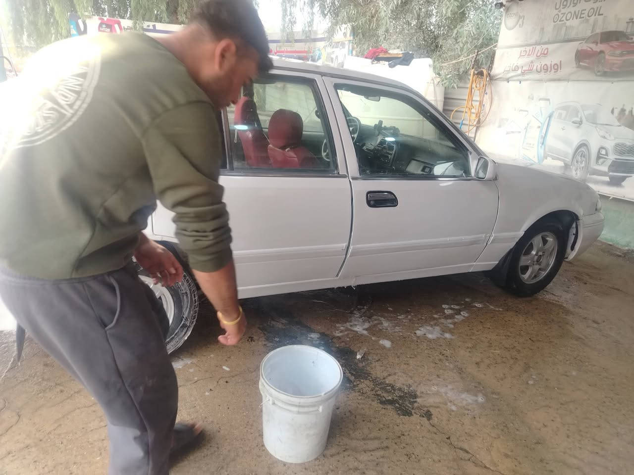 برنس فراشه موديل ٩٧ رقم انبار مشروع وطني معمره جديد كير اوتو محرك  جديد صدر امامي وخلفي كله جديده تخم تاير  نقص بطانه مال باب السايق دوشمه جديد ٣٠ اوبيه مجال مكانه ابو غريب ***********
