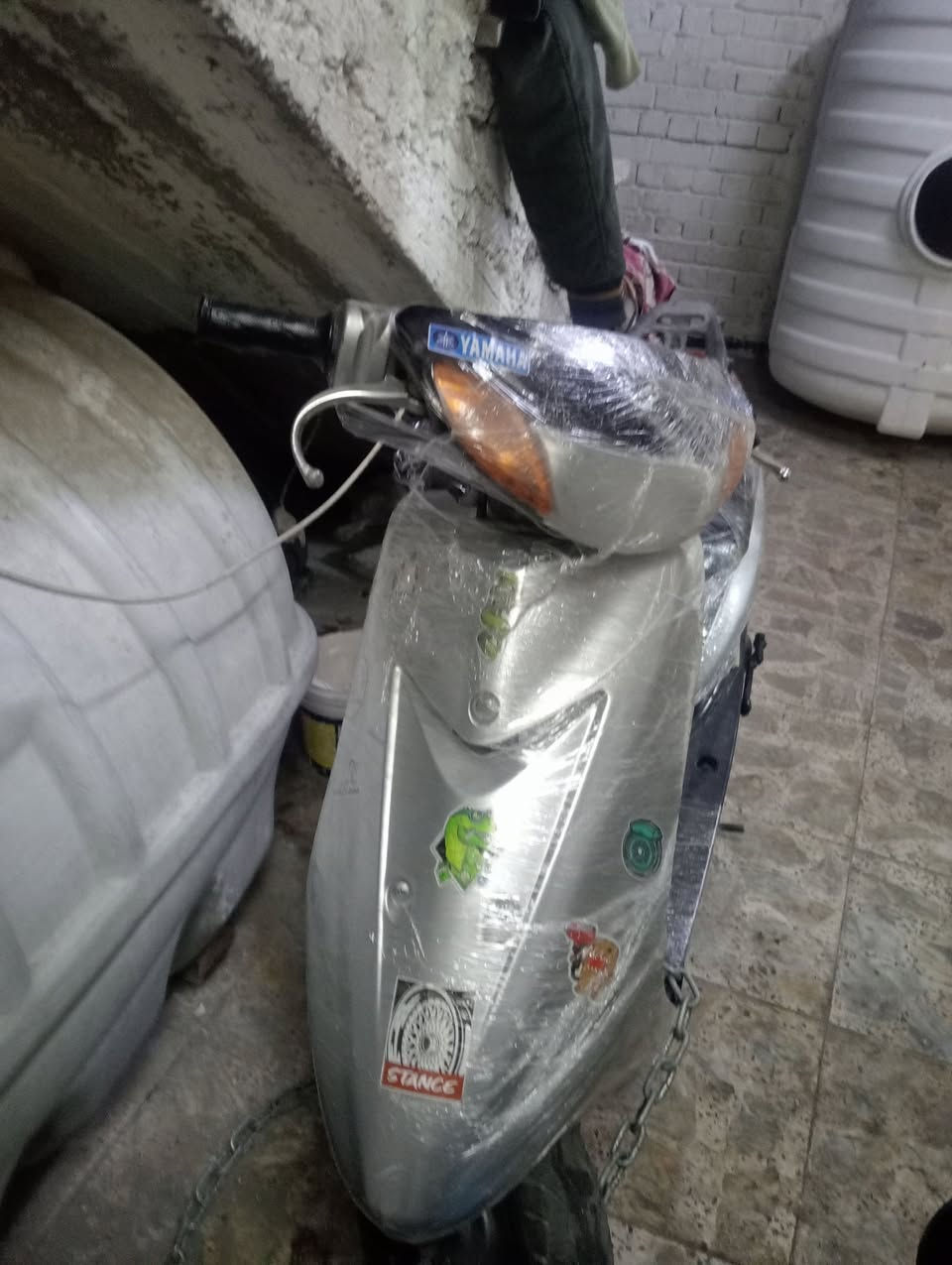 السلام عليكم دراجة عصفورية للبيع يحتاجلها تجفيت وباتري السعر 140بيها مجال الشراي شارع فلسطين ***********مستعجل على بيعتها
