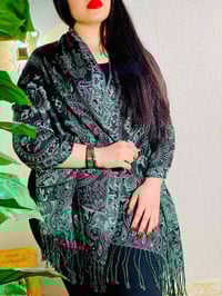 شال كشمير • باشمينا أصلي • صنع يدوي