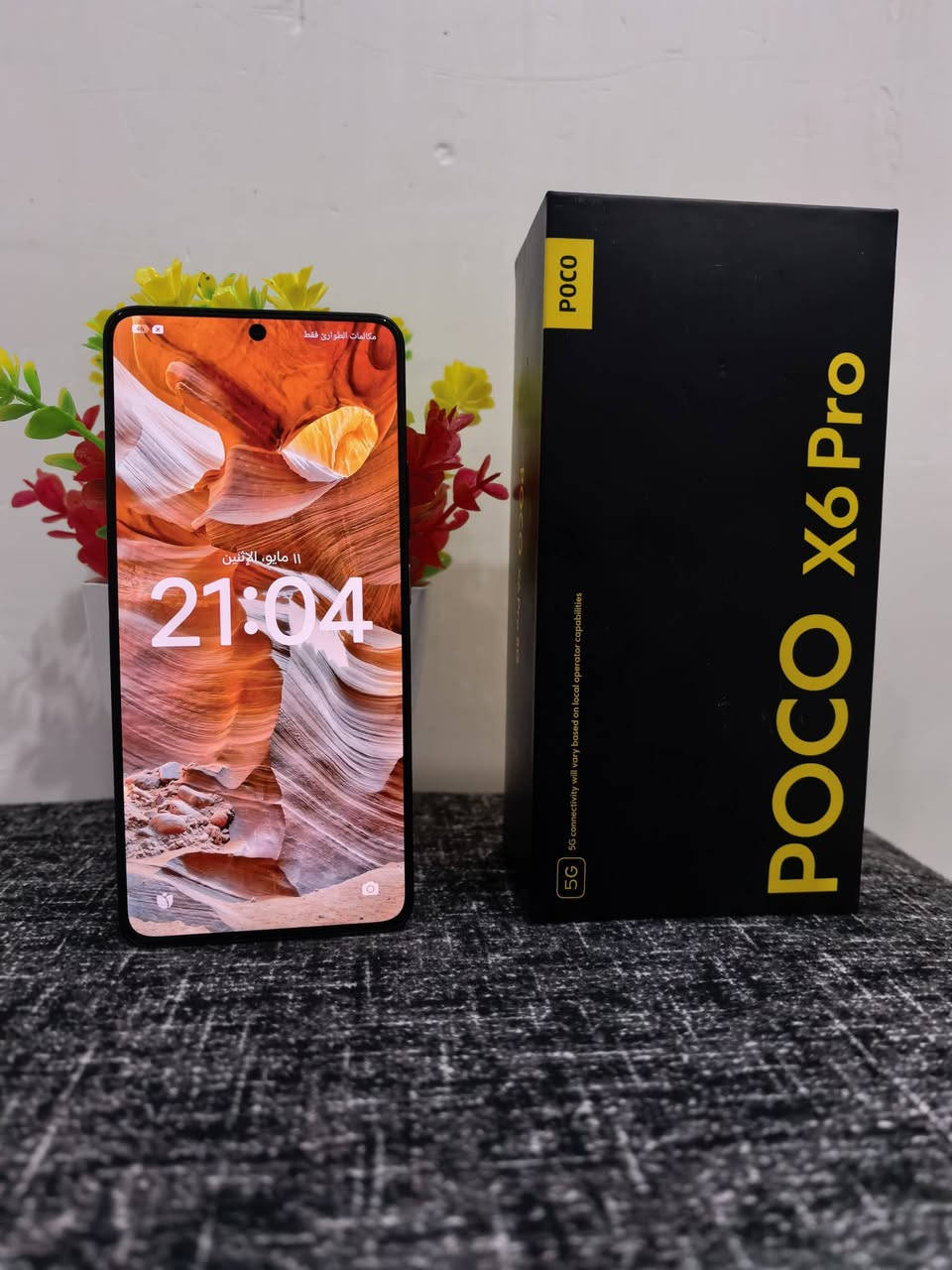 بوكو X6 برو 5G
 
الذاكره 512 
الرام الداخلي 12+12
البوبجي 120 فريم 
فول نضافه 100%  ملحقات كرتون فقط بدون شاحن 
السعر 325 قفل 
عنوان سماوه مركز ***********
