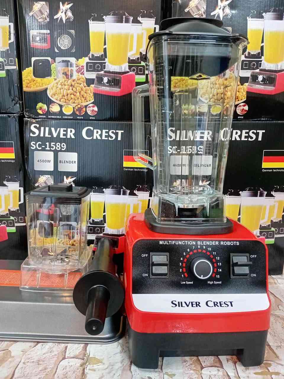 رمضان كريم و صيام مقبول أن شاء الله 
توفر كميات خلاط مع طاحونه ماركه سلفر كرست الماني 
كولكه اكرلك ضد الكسر
ملف نحاس 
شفرات سلي استيل 
١٥ سرعه 
كارتون ١٠٠ لف و التوصيل مجاني جميع المحافظات 
للحجز واتساب ***********
او على الخاص
