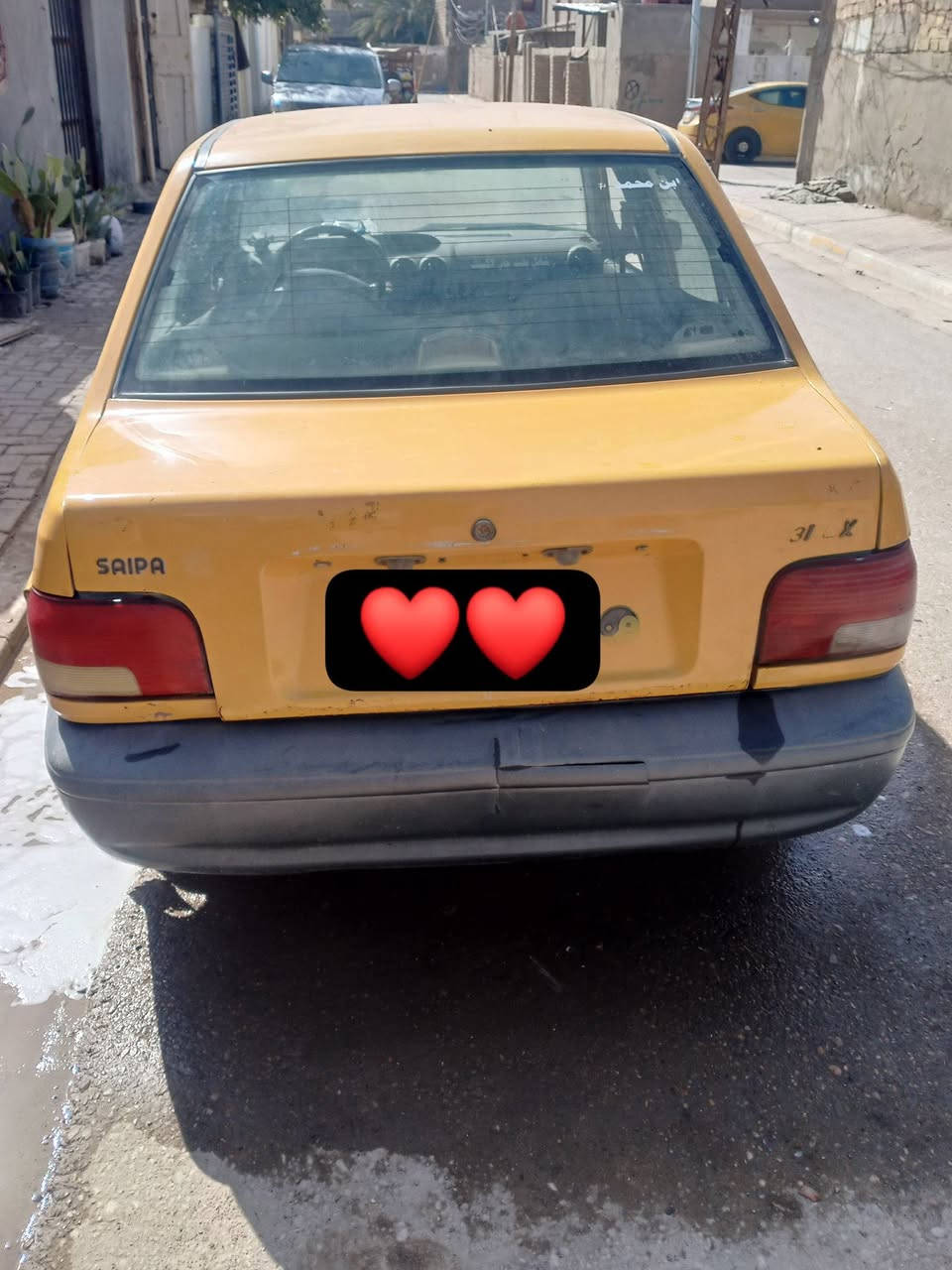 السلام عليكم سايبه موديل 14 سنويه الحد 28 سياره جاهزه كبل الشارع العنوان ديوانيه حي العسكري 
***********
