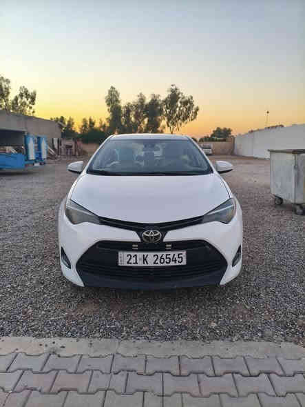 كورلا2018 Le وارد امريكي
سيارة بلادية جاهزة وجديدة كلة علة وضع الشركة 

رادار 

حجر بيئة 

ضرر قطعة وحدة جاملغ امامي عكس السايق تبديل  فقط

رقم سليمانية دولي بأسمي سنوية لل2030

سعر 170 وبيها مجال ادور رخيص موجود كلشي بالسوگ
العنوان ديالى قرة تبة

***********
