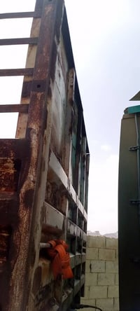 اجناب طول 13متر و 60سم العلو 175انضاف حتى ماصابقهم واضحات للبيع السعر ...