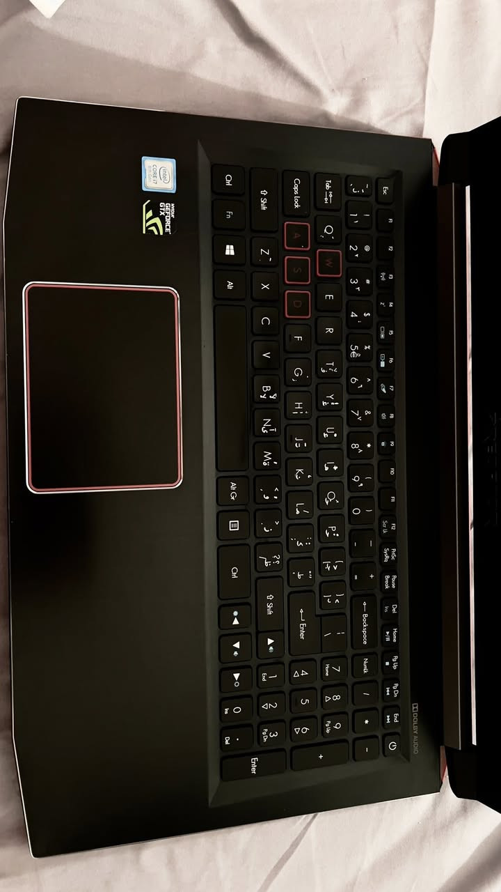 لاب توب ايسر بريداتورهيليوس٣٠٠
Acer Predator Gaming Laptop للبيع 🔥

مواصفات الجهاز:  
• الموديل: Acer Predator  
• المعالج: Intel Core i7-8750H بسرعة 2.20GHz (Turbo يصل إلى 4.1GHz)  
• عدد الأنوية: 6 Cores / 12 Threads  
• الرام: 16GB RAM  
• كرت الشاشة: NVIDIA GeForce GTX 1060 سعة 6GB  
• الشاشة: 15.6 بوصة Full HD بدقة 1920×1080  
• التخزين: SSD سريع + HDD للتخزين  
• نظام التشغيل: Windows 11 Pro إصدار 64-bit  
• إصدار الويندوز: 25H2  
• لوحة مفاتيح بإضاءة حمراء (Gaming Keyboard)  
• نظام تبريد Predator القوي للألعاب  

حالة الجهاز:  
نظيف جداً واستعمال خفيف، يعمل بكفاءة عالية بدون أي مشاكل.

الاستخدام:  
مناسب للألعاب القوية، التصميم، المونتاج، والبرامج الثقيلة.

السعر:٧٥٠ وبي مجال
مكاني بغداد المنصور
الشراي يكتب بتعليقات او يدخل خاص


**إذا كنت صاحب هذا الإعلان وتريد حذفه لأي سبب، رجاءا أرسل رسالة إلى الدعم الفني**