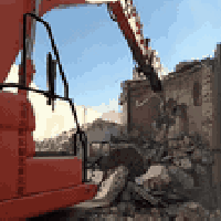 اللة وبركاته مستعدون لهدم الدور و البنايات المرتفعه وحفرالجفره وقطع ال...