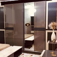 غرفه نوم تركيه نظيفه جدآ استخدام قليل ٩ قطع اناره موجوده بالكنتور وجرب...