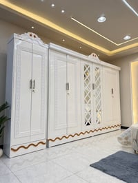 نجاره عراقية • ٨ قطع • سرير ٢٠٠×١٦٠