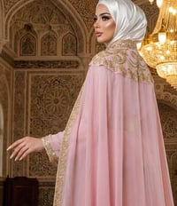 قفطان شيفون • قبة فرعونية • تطريز يدوي