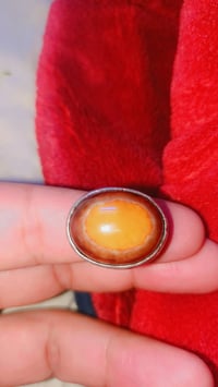 فضة عراقية • حجر عقيق أصلي • قديم