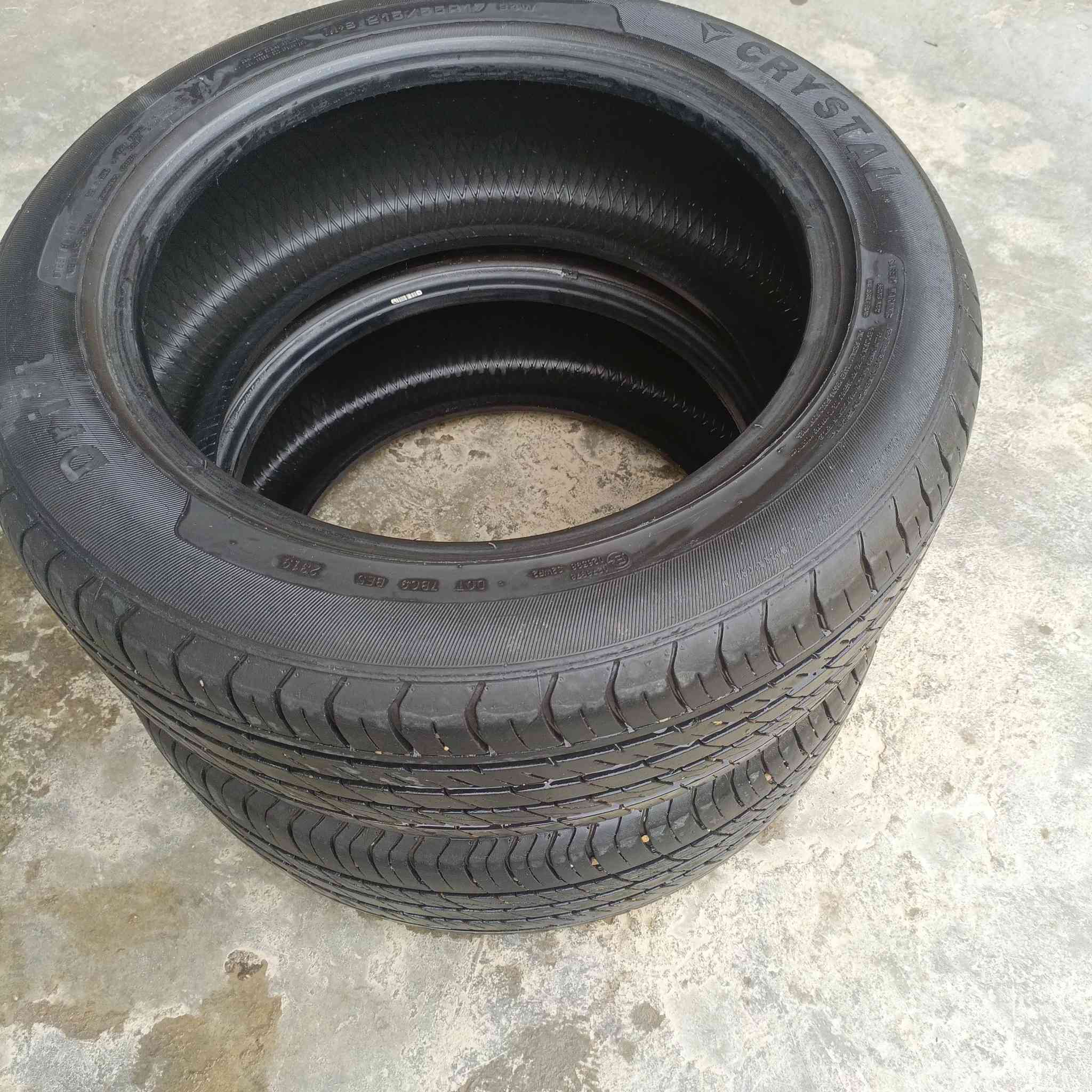 #السلام_عليكم.. 🖐️
م/ للبيع #تايرات حجم(215/ 55/®17)
العنوان بغداد قرب مجمع بسمايه السكني 
السعر على #الخاص.. ✨✨


**إذا كنت صاحب هذا الإعلان وتريد حذفه لأي سبب، رجاءا أرسل رسالة إلى الدعم الفني**