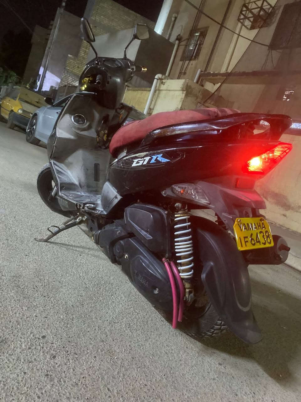 Gtr
دراجة مكينه لاتنقيص لاتبخير كفرات بلاديه ختم واحد نقص واير مال عداد سرعه وستان بلنص والباقي كدام عينك مكانها الشعب السعر ٦٠٠  
***********
