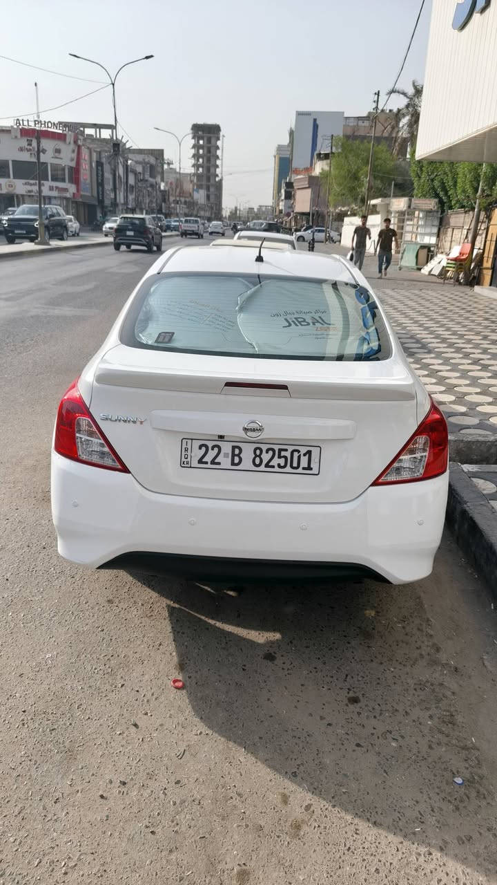 السلام عليكم
نيسان سني مصري 2023  رقم اربيل سنويه 2028 تنتهي بعدهي جديده السياره ماشيه 75  كفاله السياره من التبريد محرك تايرات كلها جاهزه
*********** العنوان بصره/ كرمة علي
