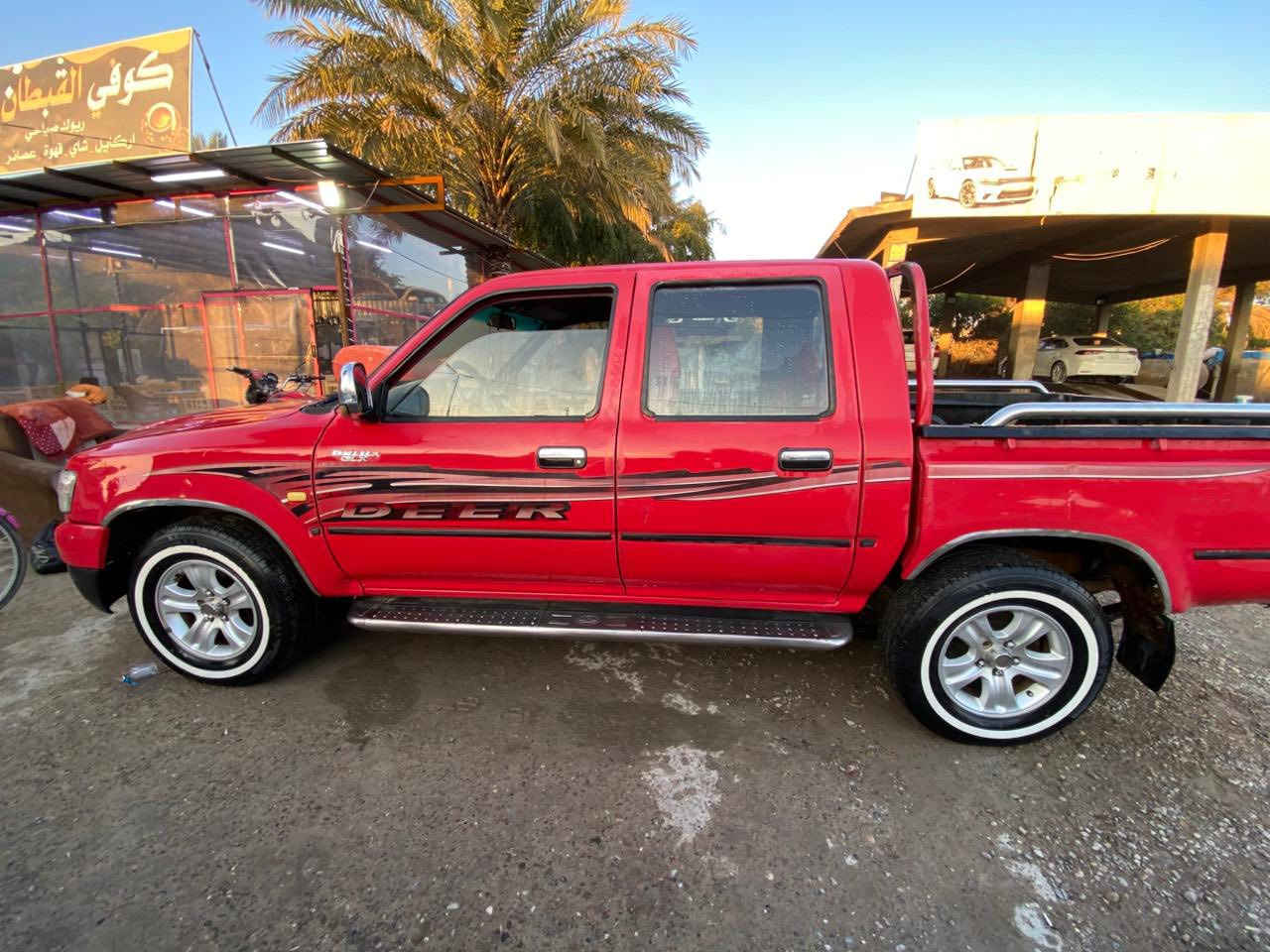 بيكب سوبر دير 2010 سيارة جديد على ايد وحده استلام شركة بيه صبغ شي بسيط كدر 
 مسطرة بداير الباب الخلفي الباقي مكفولة من الصبغ تخم تايرات جديد لا تبخير ولا تنقيص كير ومحرك بلاد حداديه تمام تدفئة فول تبريد نقص غاز فقط سنويه غيرمنتهيه تحويل مباشر مامطلوبه ولادينار رقم *********** بيه واتساب
