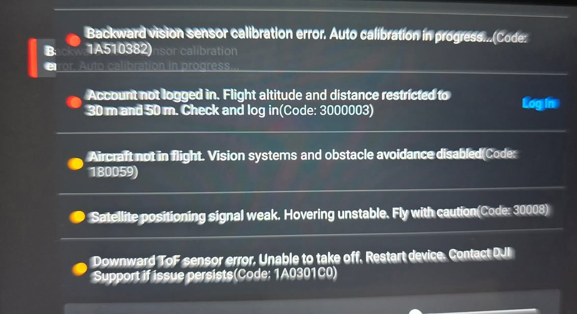 dji air 3 
مسح اخطاء TOF sensor + vision sensor بعد ما تم تبديل البورد 

لتفاصيل اكثر التواصل على الخاص او الاتصال على الواتساب ***********
