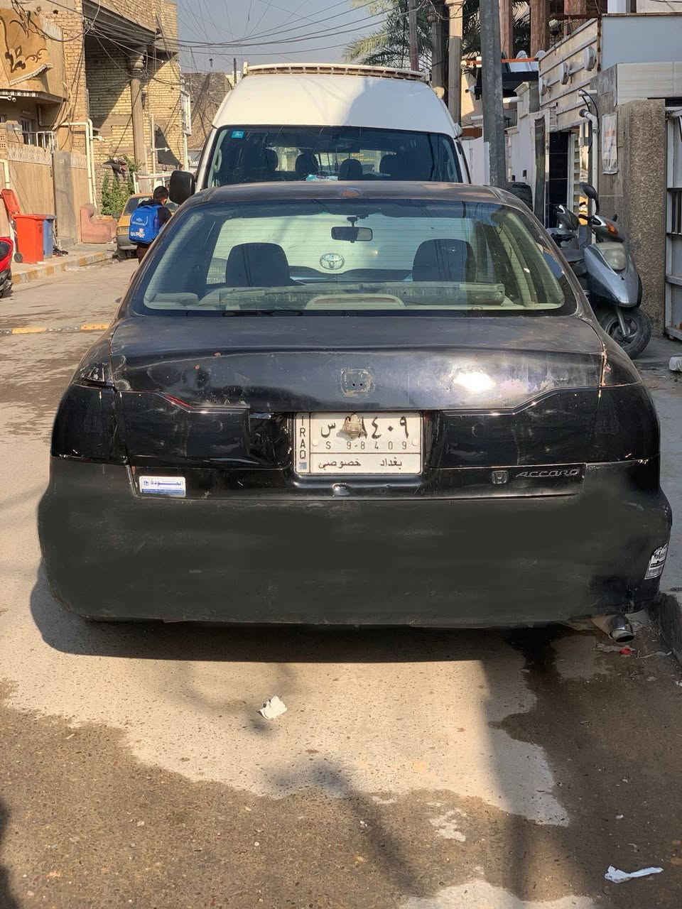 سيارة هوندا اكورد ٢٠٠١
السيارة بحاله جيدا جدا بحاجة الى صبغ وبعض الترتيبات محرك كير وصدر والحدادية كلها خير من الله 
سنوية للـ٢٠٢٧ 
السعر ٢٧ وبيها مجال 
للاتصال على الرقم / ***********
