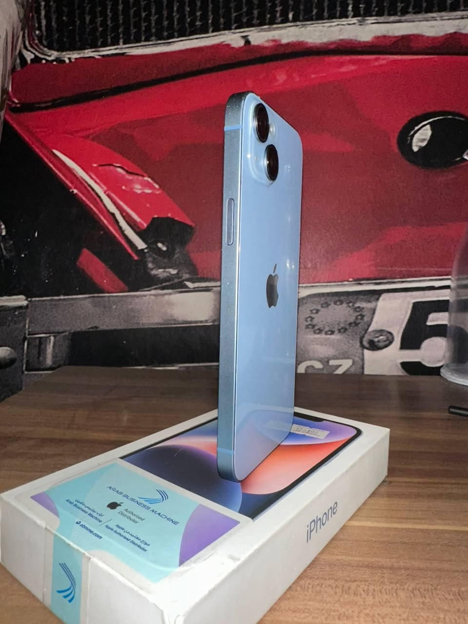 سلام عليكم 👋🏼
ايفون 14 بلس للبيع 🔴
التفاصيل : 
ذاكره 128 GB
بطارية 75  اصلية ممبدله 
اللون البحري 
عربي شرق اوسط 
جهاز نضيف جدااا مكفول من اي شخط 
وممفتوح ابد 
السعر : 580 الف وبي مجال 
المكان : المنصور 
الرقم للتواص : ***********
