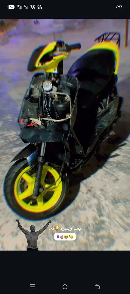 سكنسنتيا كابريزر بوشه 58 دراجه رياضه الوان زعفرانيه ***********

