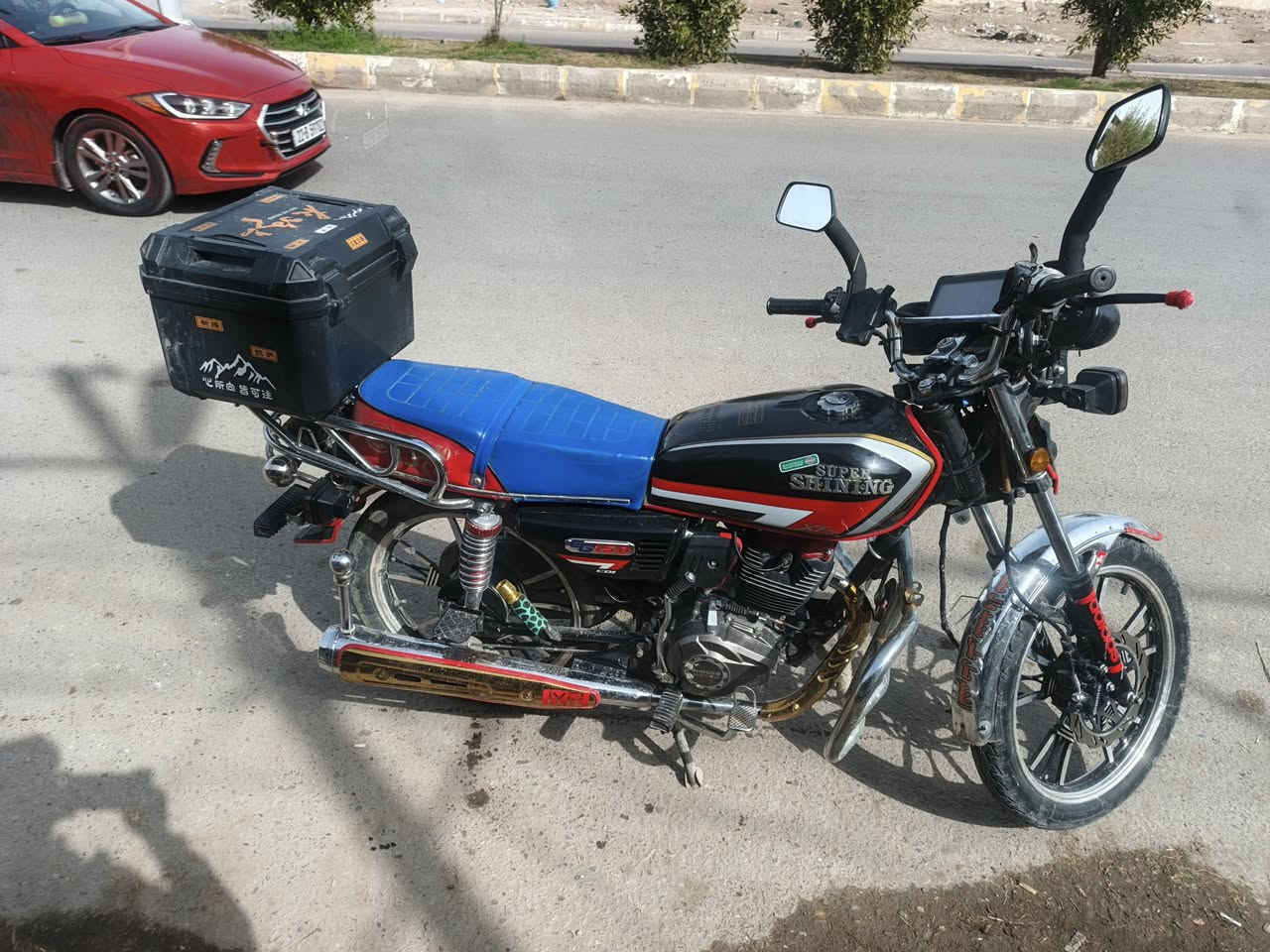 دراجه سوبر شنج موديل 2023 مكمرك مكينه مكفولة ما ممدود عليه سبانه كهربائيات كله شغاله السعر مليون و200وبيها مجال) (***********اتصال أو واتساب متوفر
