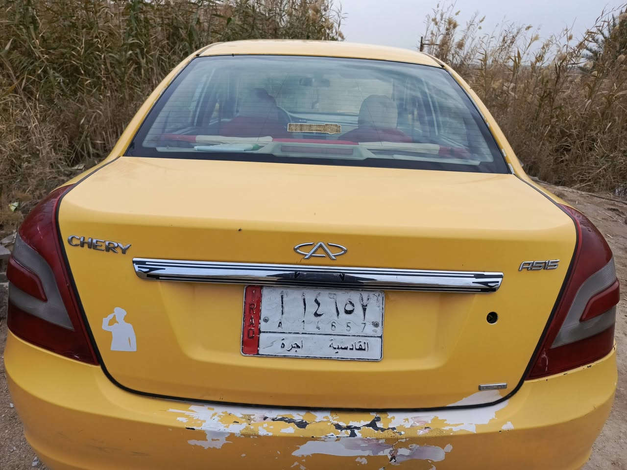 شيري a5 موديل 2013 رقم قادسية بسمي مصفرة هيئة وغرامات وتحويل مباشر السيارة جاهزة گبل لشغل بالشارع غرفتها حلوة اطارات امامية جدد باتري جديد حدادية كاملة بالجيس كهريائيات شغالة .. السعر 24 وبيها مجال للطيبين العنوان ديولنية قضاء الشامية  الاتصال 
***********  واذا مراوس بدايو او سمند, او بيجو ماكو اشكال
