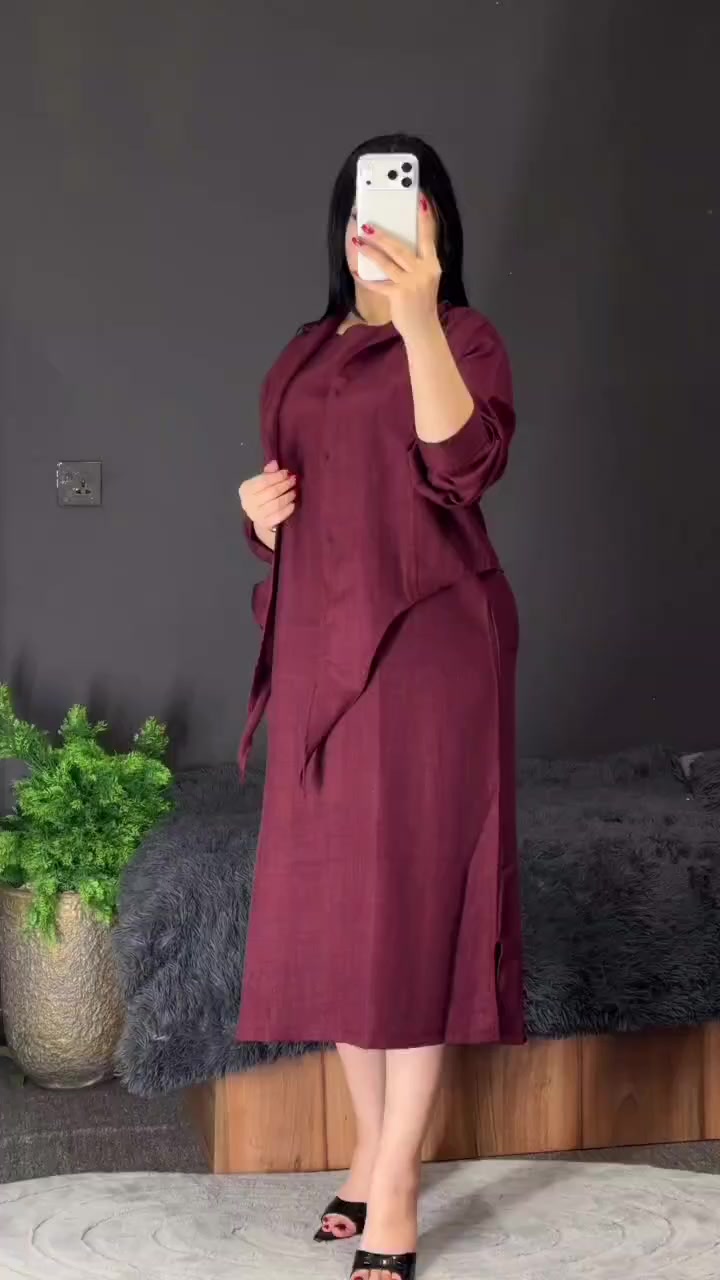 فستان وقميص قطعتين 
القماش للن 
القياسات فري سايز يلبس قياسات 38 الى 46 
يعني يلبس من وزن 50 الى وزن 90


**إذا كنت صاحب هذا الإعلان وتريد حذفه لأي سبب، رجاءا أرسل رسالة إلى الدعم الفني**