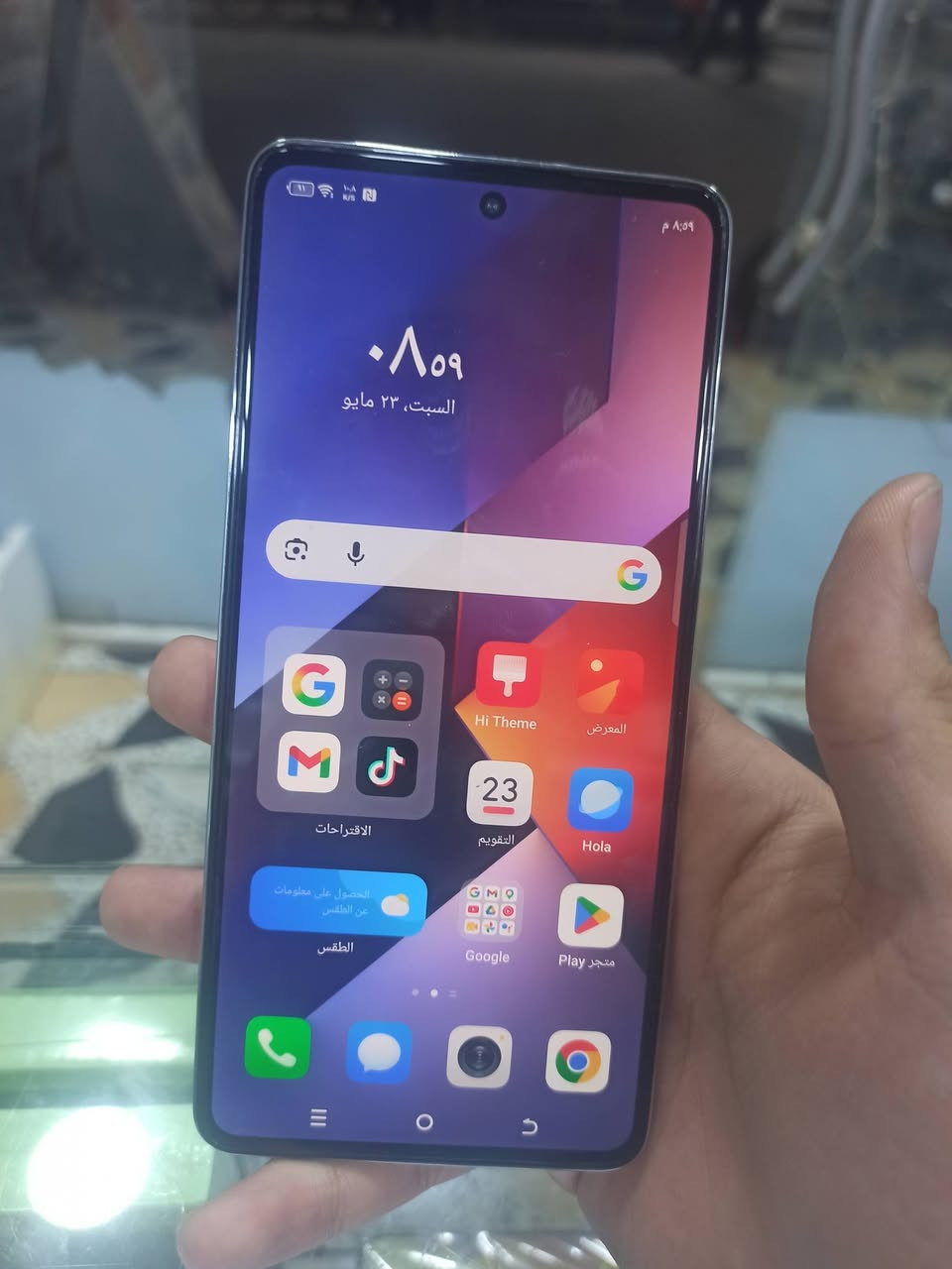 سلام عليكم
موبايل للبيع 📱

Tecno Camon 20 pro 5G
256 كيكا 
رام 8+8 
بطارية 🔋 5000mah
كاميرا امامية 32  ميكا بكسل
كاميرا خلفي 64 ,ميكا بكسل
 🛑 مبدل شاشة اصلي بشرط ابيع 
كاميرا مغوش اشوية
🎮 ببجي 60-90 فريم 

 💵 سعرة 110 الف بي مجال قليل 

📍عنوان محل طوز جمهورية بصف لفة سيروان مقابل ازياء هيمن اسم محل Ar Santar 

رقم / ***********
واتس اب/***********
