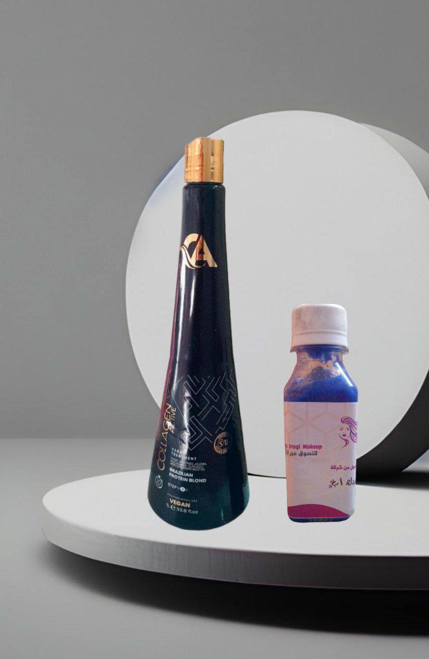 مسرح بروتين الشعر بالكولاجين 
لجميع انواع الشعر المصبوغ وغيره
غني بالاحماض الأمينيه الاساسية والكولاجين النباتي 
مكون من مجموعة زيوت طبيعية ومنها زيت اللوز و الجوجوبا 
وصبغة المادة هي _ البنفسج التي تعادل درجه اللون الأصفر إلى الأشقر 

صنع في البرازيل ⚡️⚡️

#يوجد_توصيل_لكافه_المحافظات


**إذا كنت صاحب هذا الإعلان وتريد حذفه لأي سبب، رجاءا أرسل رسالة إلى الدعم الفني**