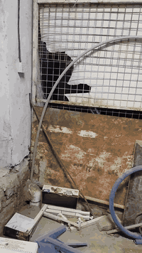 قفص او مشبج خارجي مال محل لبيع اتصل برقم 07738576642