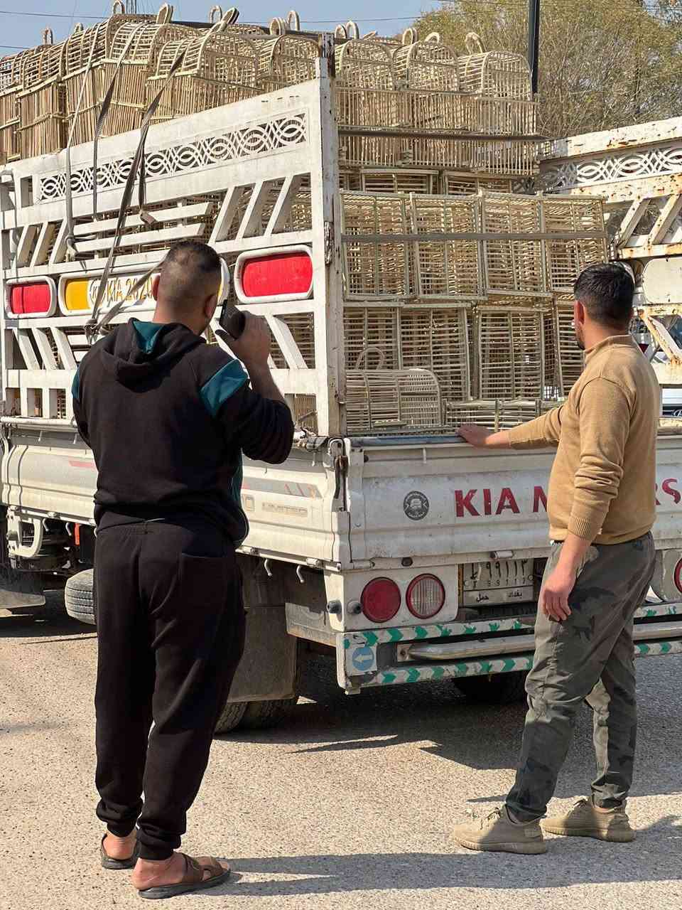 اتوفرت اقفاص خوص عراقي وعود صيني حجم كبير وصط وزغير العنوان سامراء تقاطع الحداحده قرب محلات الطيور يم فوزي اب أبو العباس السامرائي وعلي السلاوي @AIiAbduIah


**إذا كنت صاحب هذا الإعلان وتريد حذفه لأي سبب، رجاءا أرسل رسالة إلى الدعم الفني**