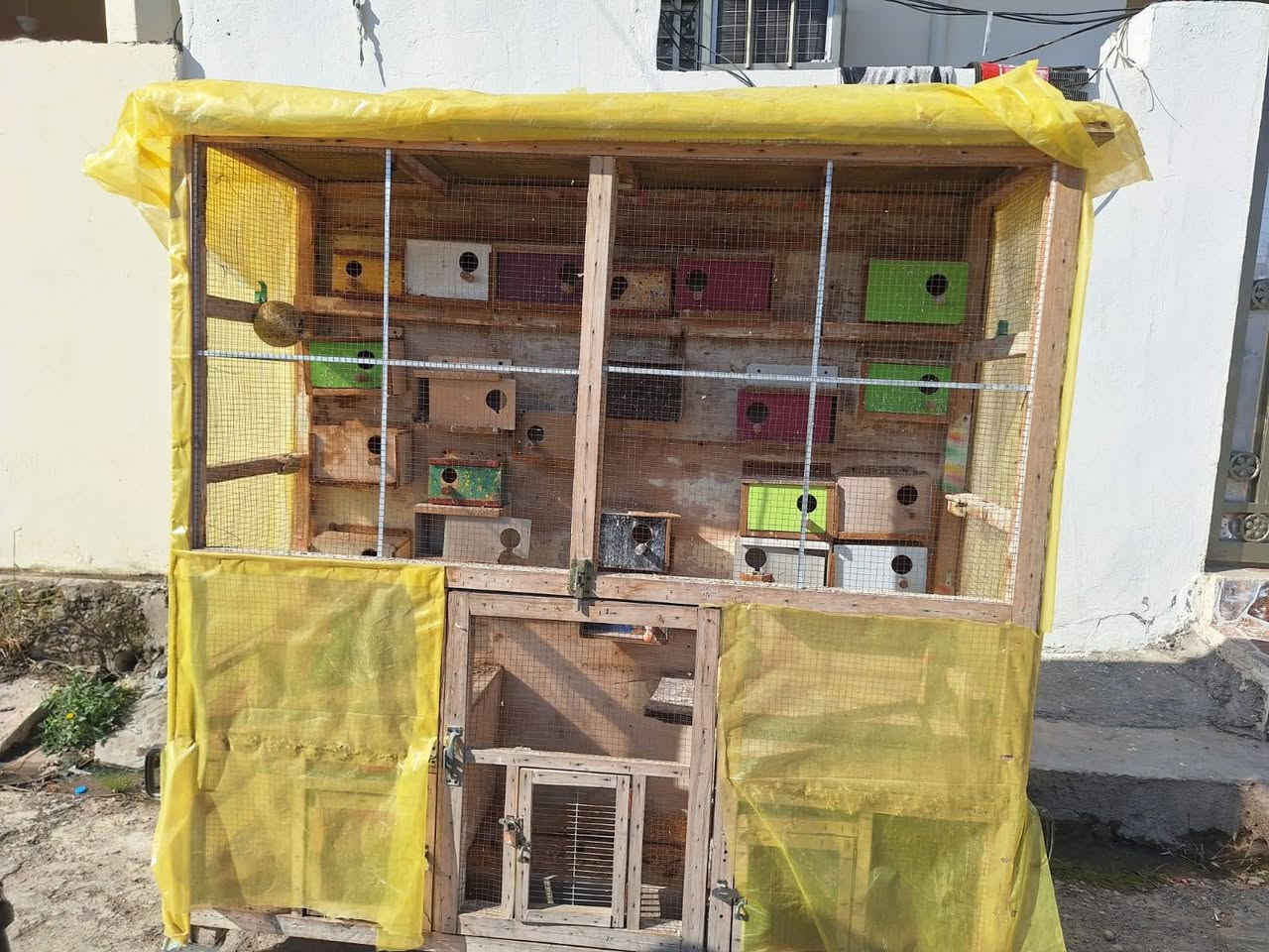 متاح
السلام عليكم يوجد للبيع قفصين واحد مال بلال والثاني 
يرهم للدجاج ويرهم للطيور  
العنوان هبهب  حي العسكري 
*********** /    /***********
