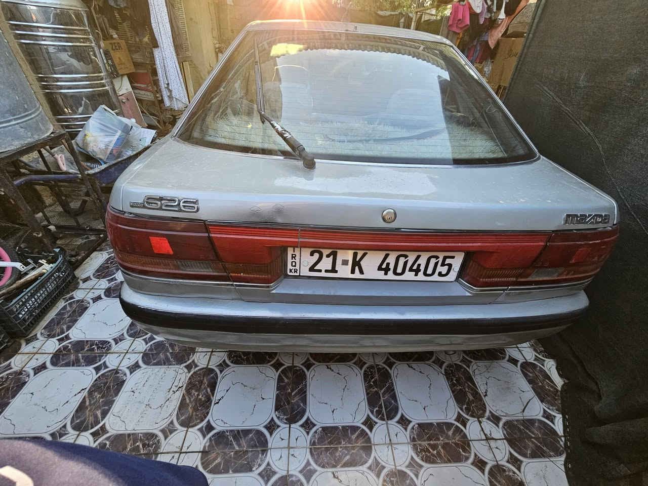 السلام عليكم.
مازدا ٦٢٦ 

نوع ٨ وبخ
سقف سلايت

قفل مركزي

جامات كهرباء

ABS

باور ستيرن

صبغ عام جمالية

تدفئة شغال وتبريد تكدر تخليله يصير

كير مكينة شرط

رقم سليمانيه انكليزي

هزة سنوية براد جديد تحويل من صاحب السنوية مباشر

سعرة ٤٣ وبيها مجال للطيبين الشراي يخابرني 

***********
