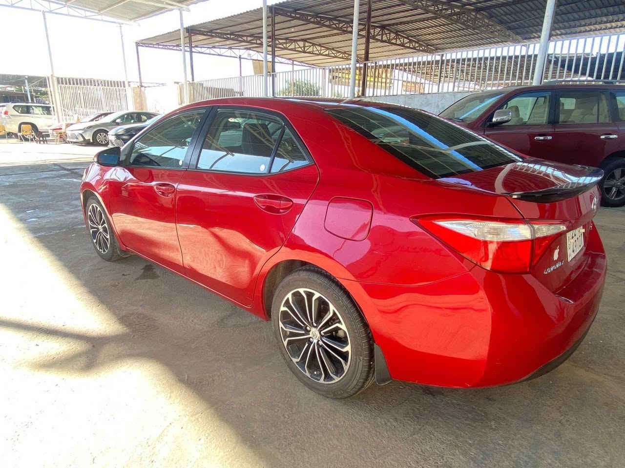 كورلا 2015 مواصفات S بدون ضرر فقط تخريب 3 قطع كير محرك وصدر وتخم تايرات جديد رقم اربيل  تحويل وكاله ماشيه 145 بيع او مراوس مكاني سامراء ***********
