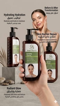 غسول وجه • غسول مرطب • ترطيب بشرة • مستحضرات تجميل • عناية بالبشرة • غ...