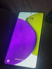 سامسونج اس 52 5g ذ256 لون ابيض  جهاز نضيف فقط  بصمه اصبع ماتشتغل  بصمة...