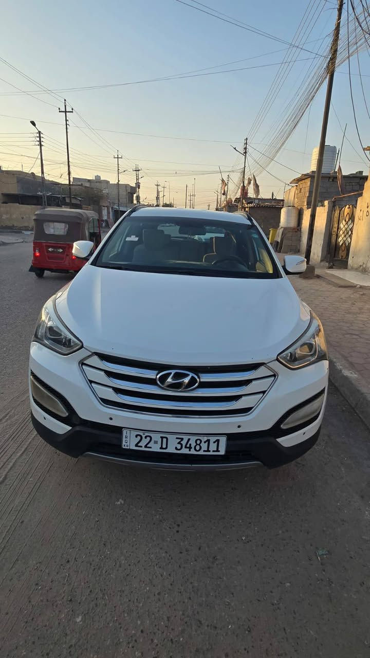 سنتافي موديل 2014  خليجي محرك 2400 دوش مكفوله من الصبغ بيه بارد بسيط رقم اربيل *********** والسنوية مجدده نهاية2028  العنوان البصره المعقل السعر 160
