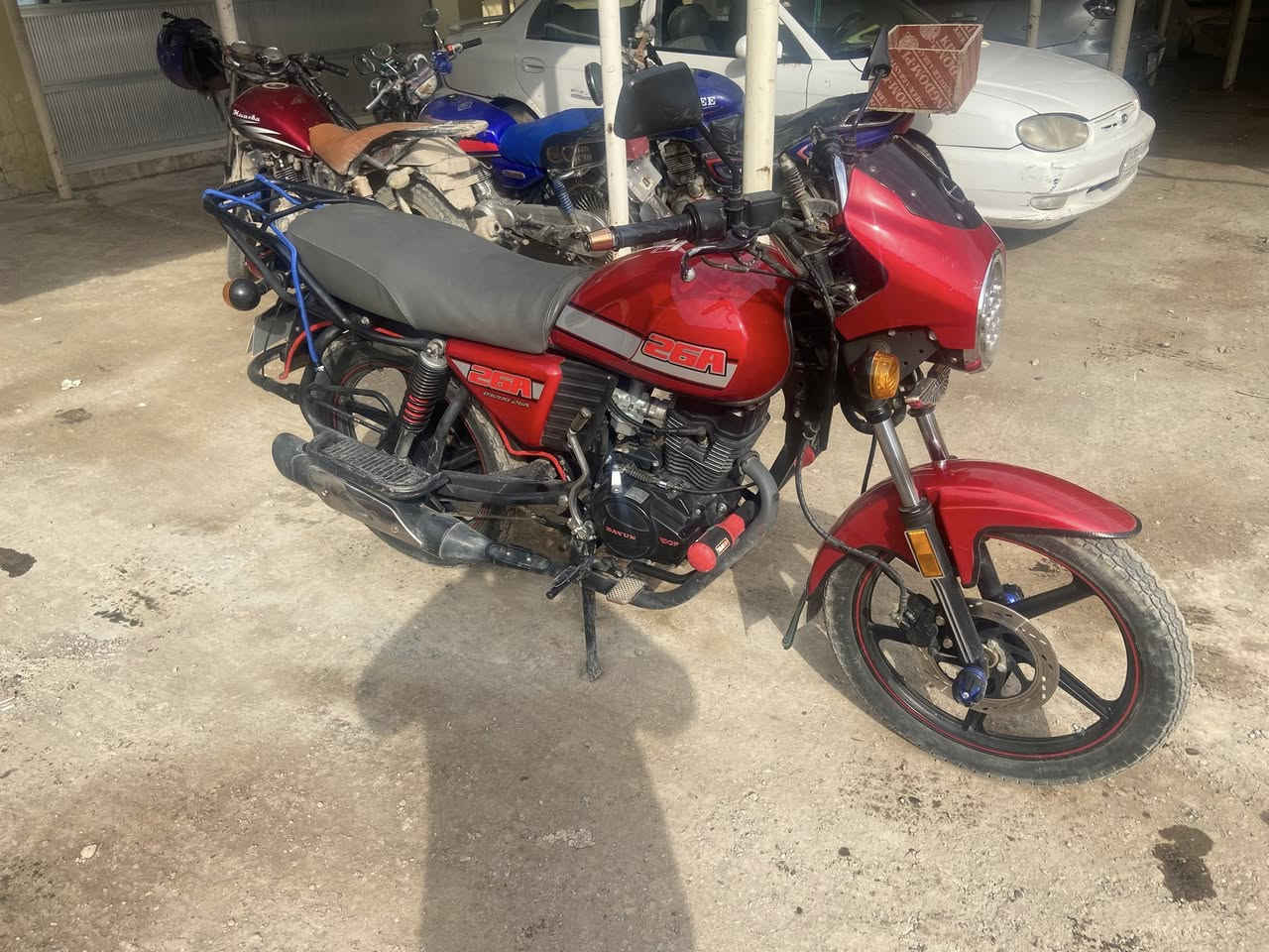 دراجة دايوان للبيع موديل 23 مكينة 150 اوراق كاملة سحب نظيفة مناقصه شي مكاني شهربان سعره 1300 وبيه مجال بسيط الشراي يتصل  ***********
