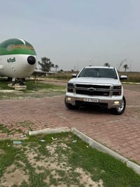 للبيع فقط  سلفرادو 2014 بدي طويل وارد امريكي حادثهه جاملغ امامي وبالعر...