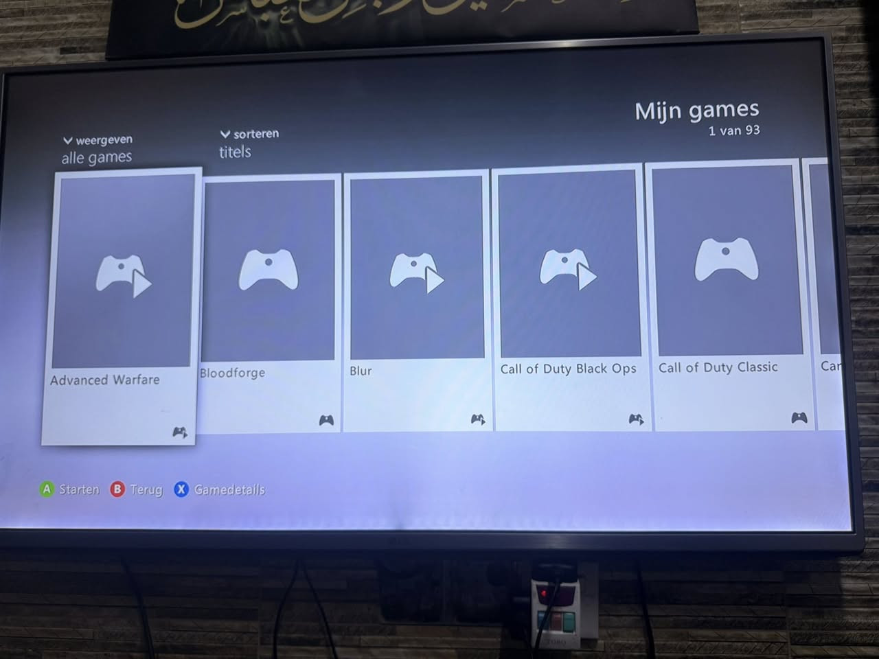 للبيع Xbox 360
* السعر: 110,000 دينار
* يحتوي على 94 لعبة
* مع جويستكين (واحد أصلي وواحد تجاري)

شرط البيع:
الفحص متوفر قبل الشراء، تفحص الجهاز وتجربه بنفسك، وبعد الاستلام لا يوجد إرجاع.

الجهاز أمامك وتشوف كل شيء قبل الشراء. للتواصل على ال


**إذا كنت صاحب هذا الإعلان وتريد حذفه لأي سبب، رجاءا أرسل رسالة إلى الدعم الفني**