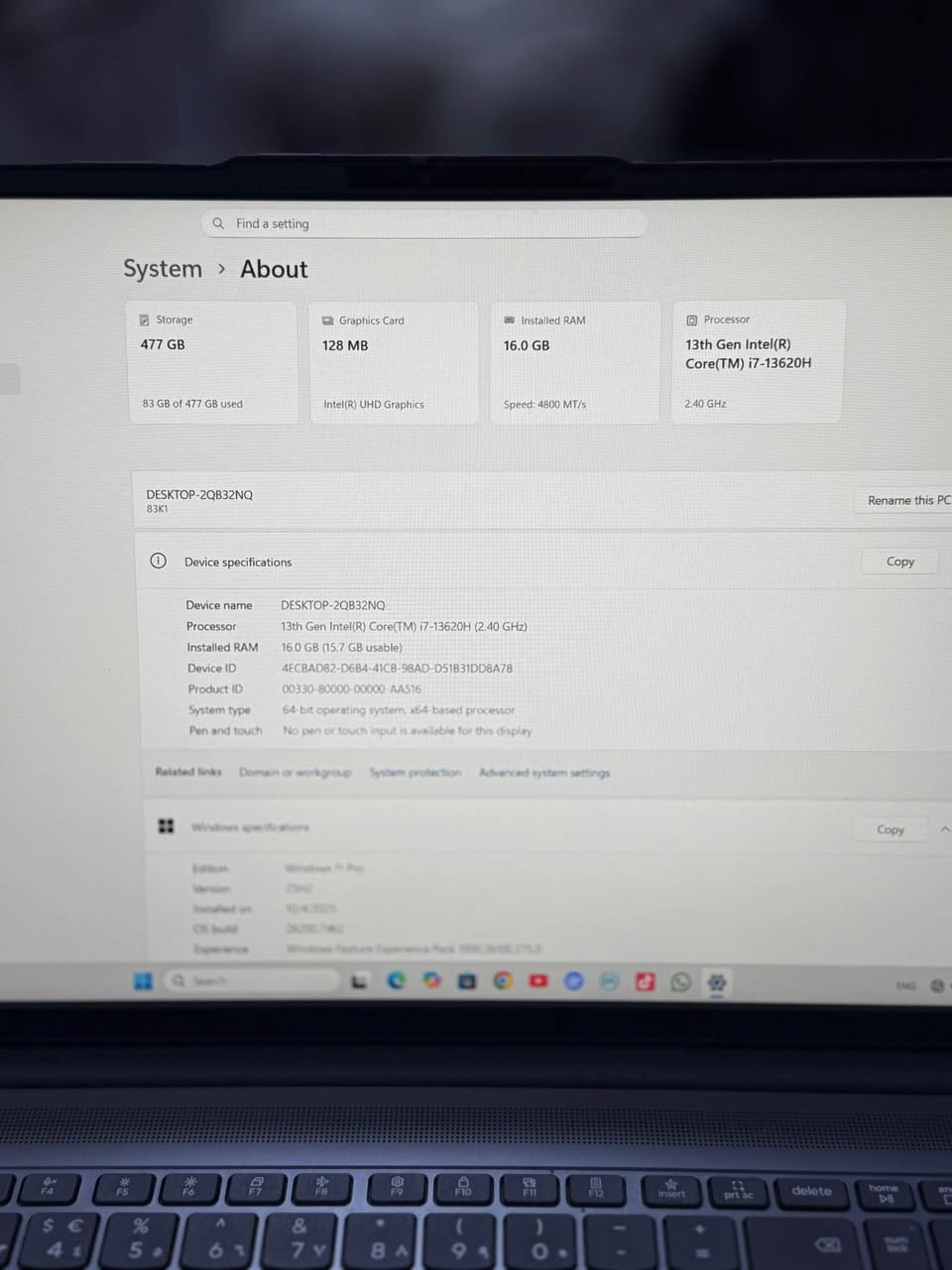 لابتوب Lenovo   الجيل الثامن سوبر سلم  للبيع
المعالج core i7 الجيل 13
رام 16 كيكا DDR4
هارد 512 كيكا SSD
كرت الشاشه Intel Uhd 630 حجم 8 كيكا
الشاشه حجم 15.6 انج ضد التوهج دقة fhd 1920x1080 
باتري ليثيوم 6 خلايا  شحن سريع 65 واط والباطرية ممتازة 
كامره دقة hd تحتوي قفل فتح وغلق الكامرة  
 منفذ  رام  وhdmi وباقي المنافذ   الحاسبه استعمال شهرين فقط  وحلوه

السعر 750 الف

*********** السماوا, المثنى
