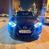 نيسان مكسيما 2017 فول مواصفات ما عدا البانوراما محرك 3500 حادثها جاملغ...