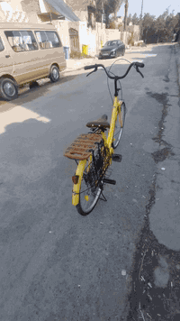 بايسكل بناتي حجم 26 بايسكل مفول لون ليموني شرط كفالة السعر 100 رقم 077...