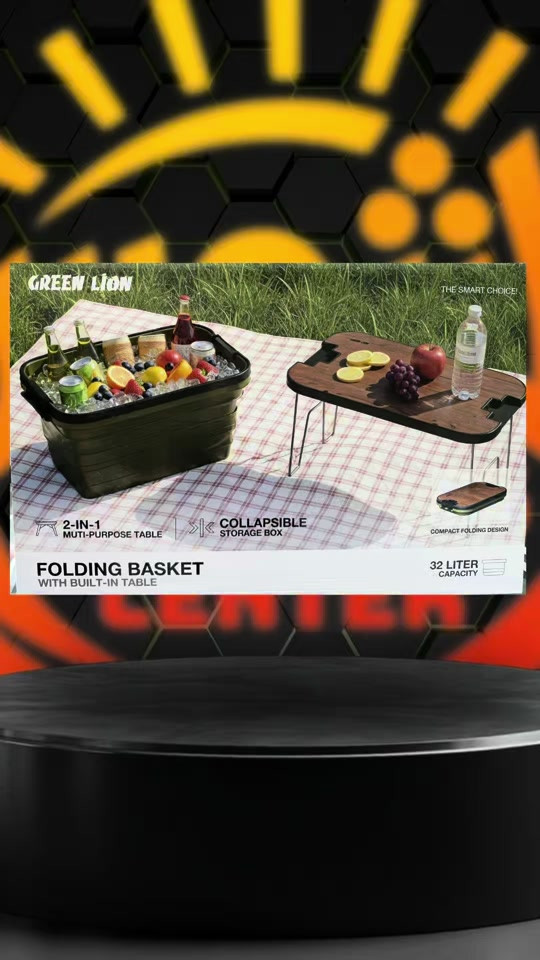 🧺✨ Green Lion Folding Basket With Built-In Table ✨🧺 استمتع بالرحلات والكشتات بأفضل طريقة مع سلة Green Lion الذكية 🔥 منتج عملي يجمع بين سلة تخزين كبيرة وطاولة مدمجة قابلة للطي 😍 ✅ تصميم 2 بـ 1 متعدد الاستخدامات ✅ تتحول بسهولة إلى طاولة للرحلات والجلسات 🏕️ ✅ سعة كبيرة تصل إلى 32 لتر ✅ تصميم قابل للطي لسهولة الحمل والتخزين ✅ خامات قوية وعملية للاستخدام اليومي ✅ مثالية للرحلات، التخييم، السيارة والحدائق 🌳 💰 سعر المنتج: 50 ألف دينار فقط 🚚 التوصيل: 5 آلاف لكل محافظات العراق 📞 للحجز والاستفسار: *********** #creatorsearchinsights 
