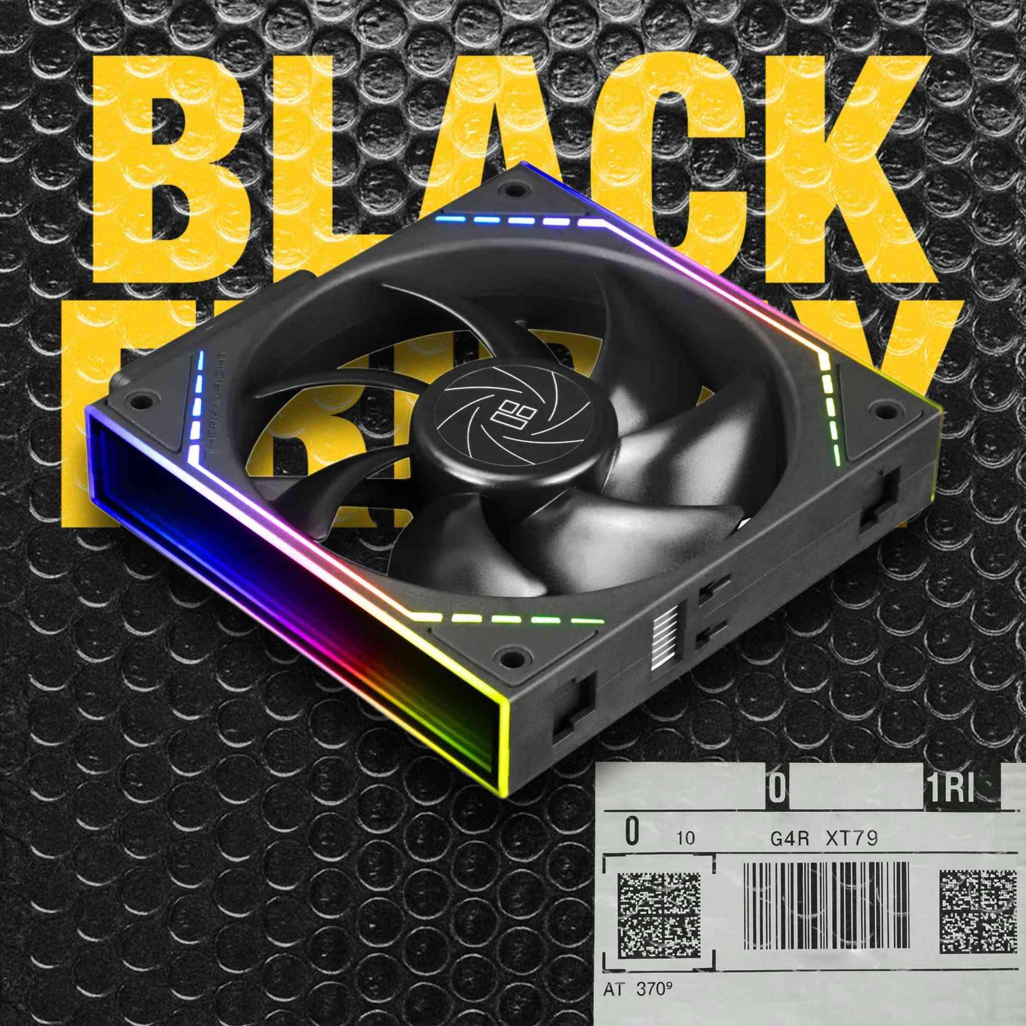 General
Brand: Thermalright
Model: TL‑M12Q X3
Type: 120 mm ARGB Fan Kit
Color: Black
Pack: 3 fans
Performance
Dimensions: 124 mm × 120 mm × 25 mm
Speed: 2000 RPM ±10%
Airflow: 68.9 CFM
Static Pressure: 2.21 mm H₂O
Noise Level: 28.2 dBA
Bearing Type: S‑FDB (Fluid Dynamic Bearing)
Rated Current: 0.17 A
Design
Lighting: Addressable RGB (5 V, 3‑pin ARGB)
Connector: 4‑pin PWM + 3‑pin ARGB
Frame: Square design with anti‑vibration pads
Cable Management: Daisy‑chain ARGB support
Features
Control: PWM speed control
Compatibility: ASUS Aura Sync, MSI Mystic Light, Gigabyte RGB Fusion, ASRock Polychrome
Durability: Long lifespan with stable bearing design
Package Contents
Fans × 3
ARGB Splitter Cable × 1
Screws × 12
User Manual × 1 بغداد, العراق


**إذا كنت صاحب هذا الإعلان وتريد حذفه لأي سبب، رجاءا أرسل رسالة إلى الدعم الفني**
