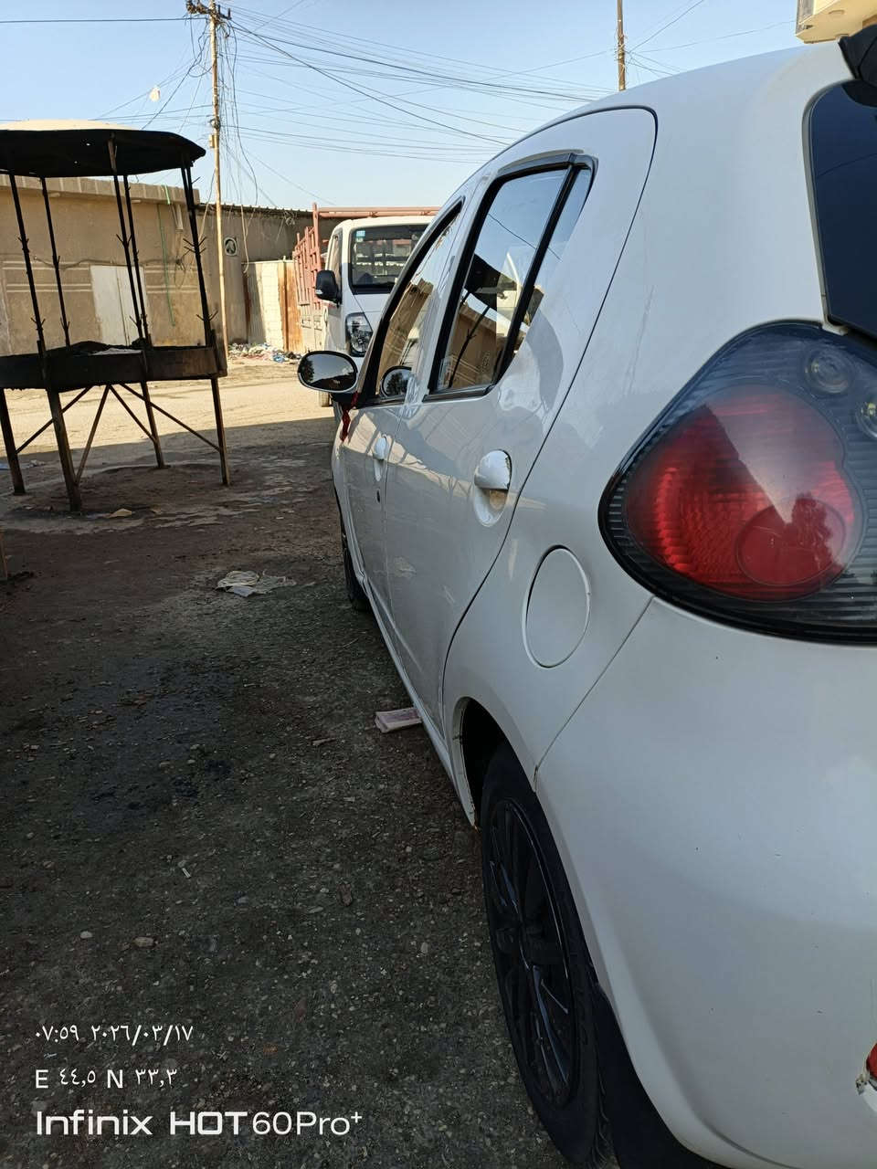 السلام عليكم سيارة جيلي باندا للبيع موديل 2013 السيارة كفالة عامة ماعدى صبغ قليل بالجاملغ الأيسر جاهزة كله شغال كهربائيات منظومة زنون  تدفئة اوتبريد كير مكينة استندر مافتوحات السيارة كل تفاصيله مذكورة مكان السيارة الزعفرانية السعر 45 اوبي مجال بسيط 
رقمي ***********
***********
