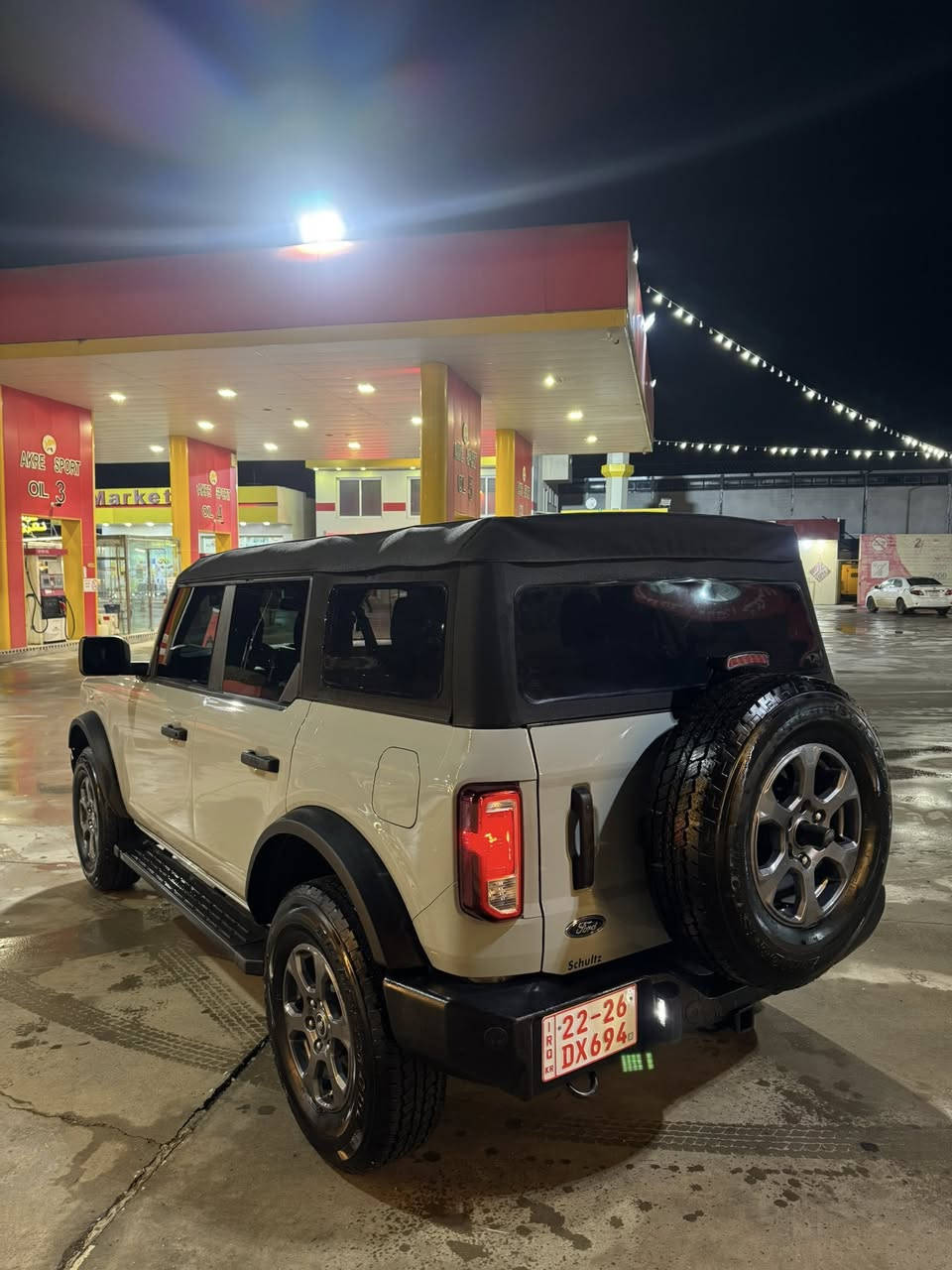 FORD BRONCO
موديل 2024 
ماشي 9000mi
محرك v4 turbo
سيارة مابي حادث
بدون دواخل بدون ارباگ 
دعامي لل دعامي شرط
رقم كاتي تترقم شمالي 
شاشة كبير 
كوشن جلد
كوشن هيتر
سعر 278ورقة
مكان سيارة عقرة (ئاكرئ)
***********
