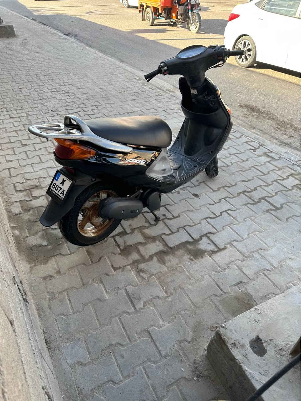 السلام عليكم 
دراجه اكزز فحل يباني مامفتوحه كامله سلف هندر اشاير كهربائياته كله شغاله دراجه كله بلاد ما صارله هواي من طالعه من لوكيل دراجه ما متعوبه مال بيت للبيع السعر 600 بيه مجال قليل لشراي مكاني ابو لخصيب  *********** البصرة, العراق
