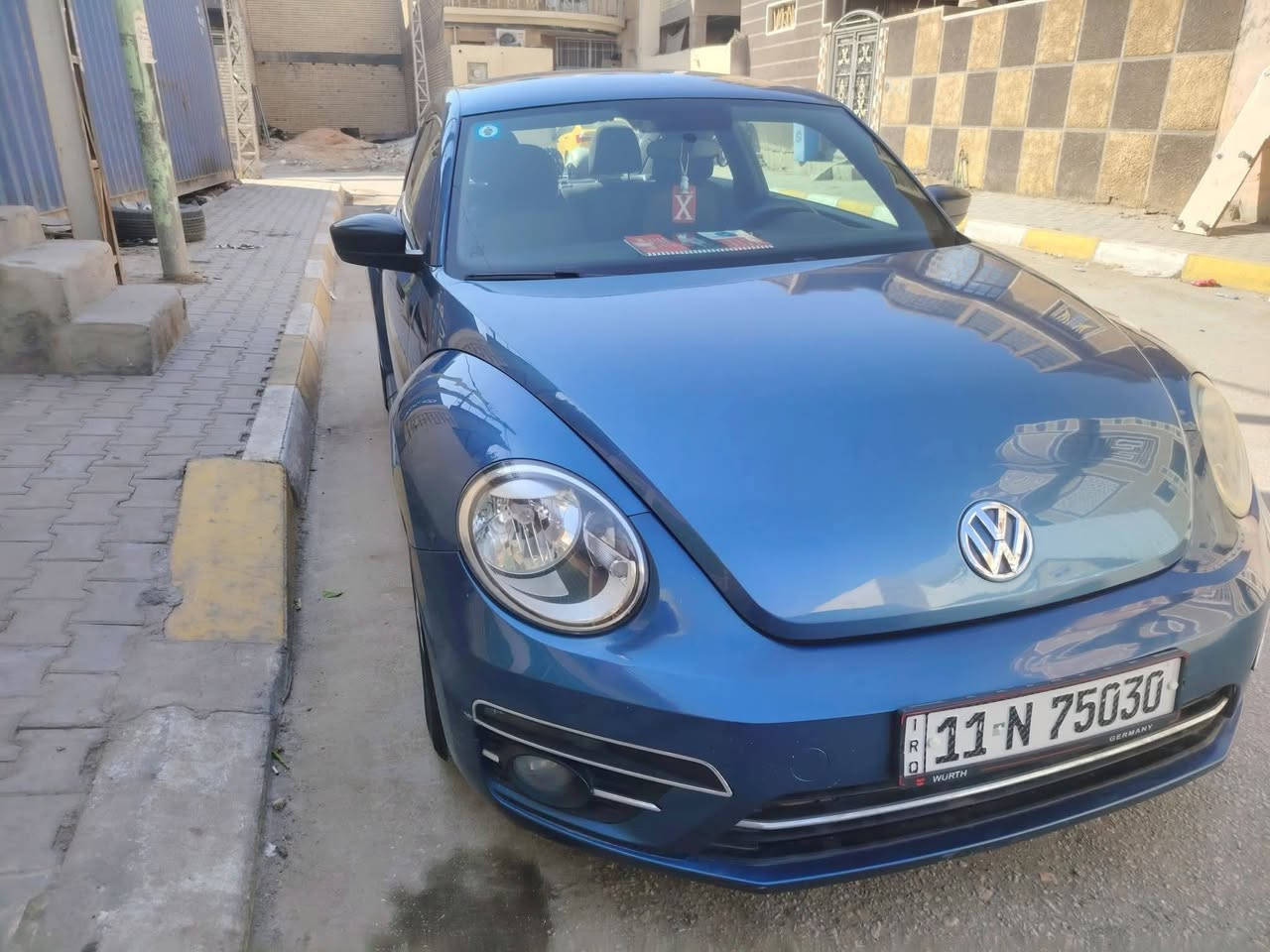 بيع او مراوس حسب القناعة
بيتل 2018 محرك 2000 تيربو 
ماشية 46 الف فقط سيارة جديدة  حادث بنيد فقط بدون ايرباك صبغ فقط بنيد يعني قطعة وحدة حتى دعاميات بلادية بدون صبغ مكاني كربلاء السعر 125 وبيها مجال
***********
